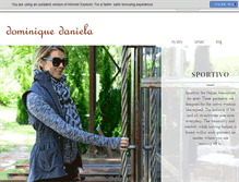 Tablet Screenshot of dominiquedaniela.com
